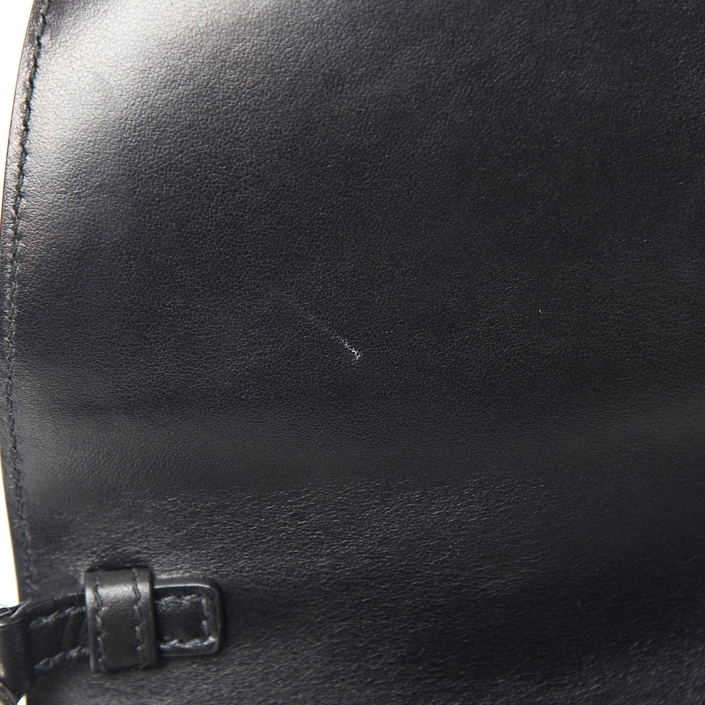 Saffiano City Calfskin Studded Large Elektra Shoulder Bag Black Fuoco