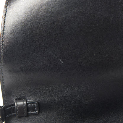 Prada Saffiano City Calfskin Studded Large Elektra Shoulder Bag Black Fuoco 6 of 9
