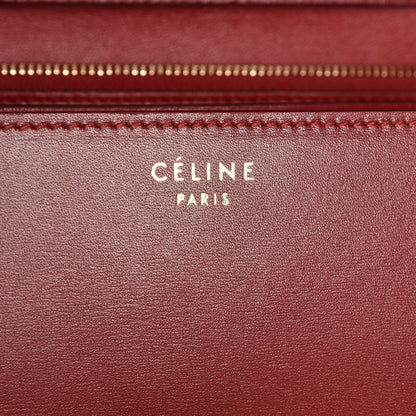 Celine Box Calfskin Medium Classic Box Flap Bag Red 13 of 13