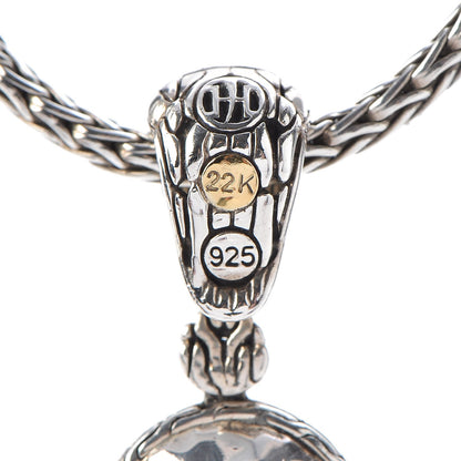 John Hardy Sterling Silver 22K Gold Palu Cross Pendant Necklace 8 of 9