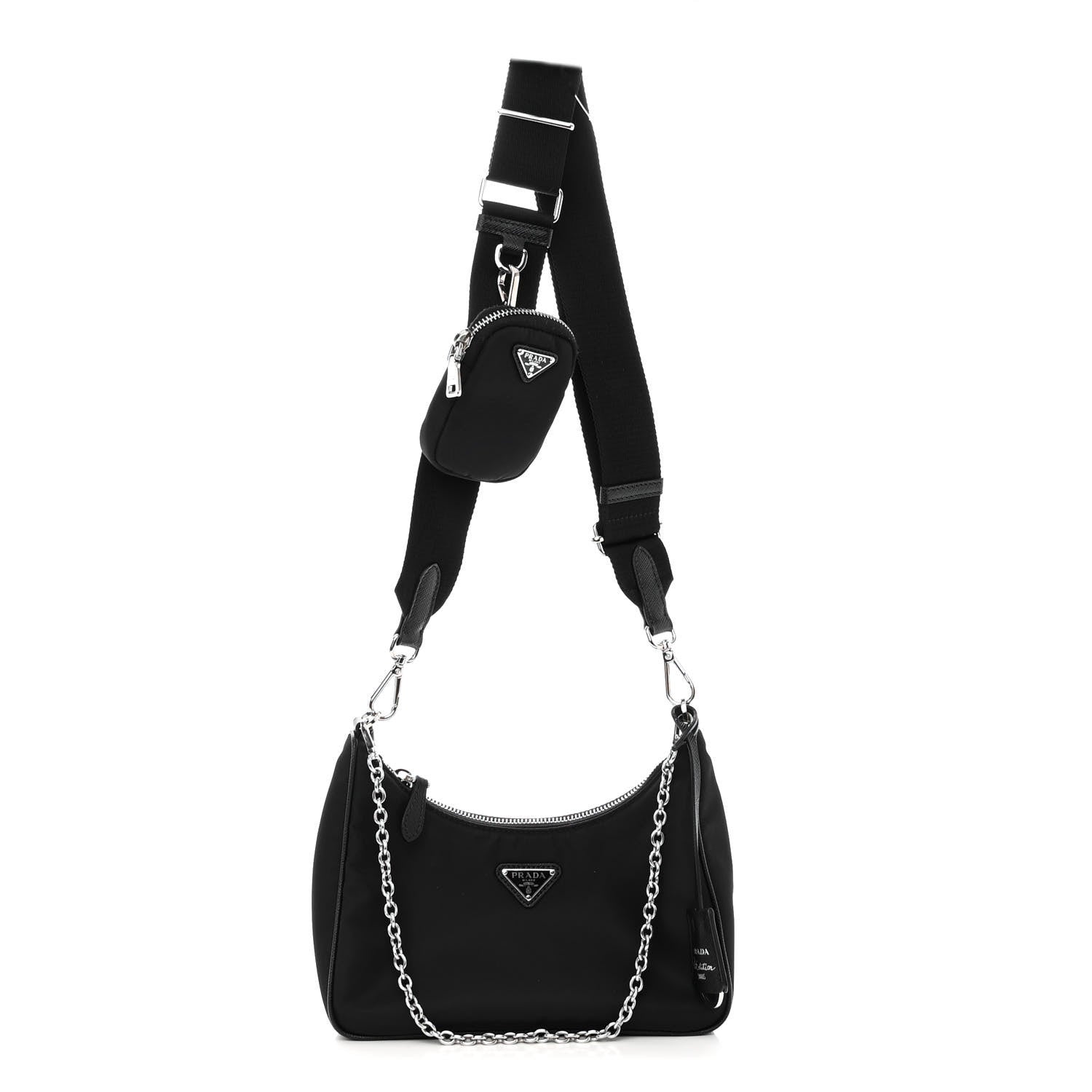 Prada Nylon Re-Edition 2005 Shoulder Bag Black 1 of 9