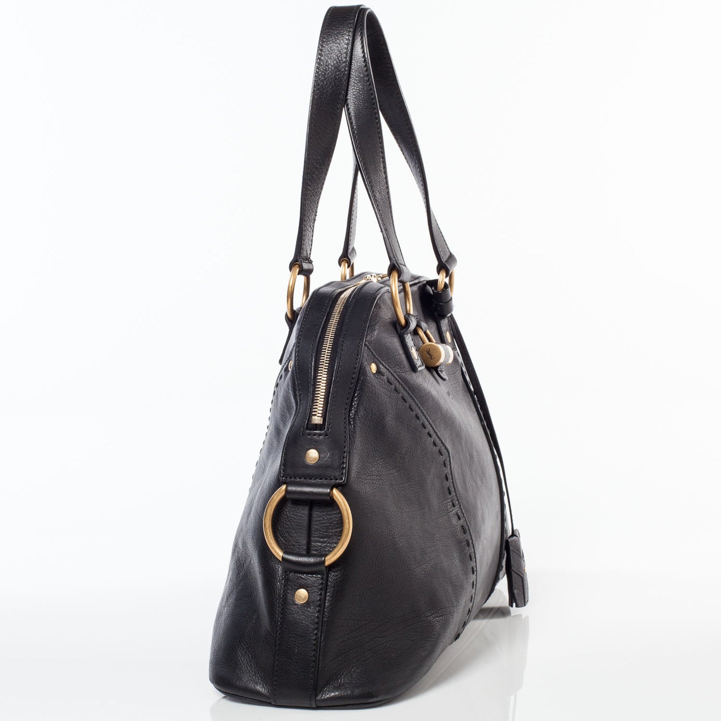 Leather Large Muse Black