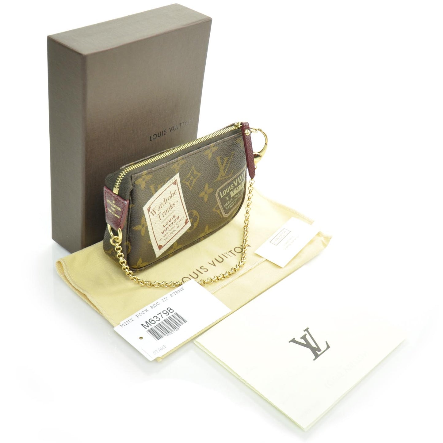 Monogram Stamp Mini Pochette Accessories