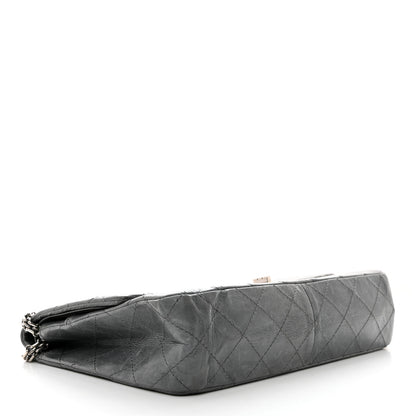 Chanel Aged Calfskin Quilted 50th Anniversary 2.55 Reissue 227 Flap Grey 4 of 11