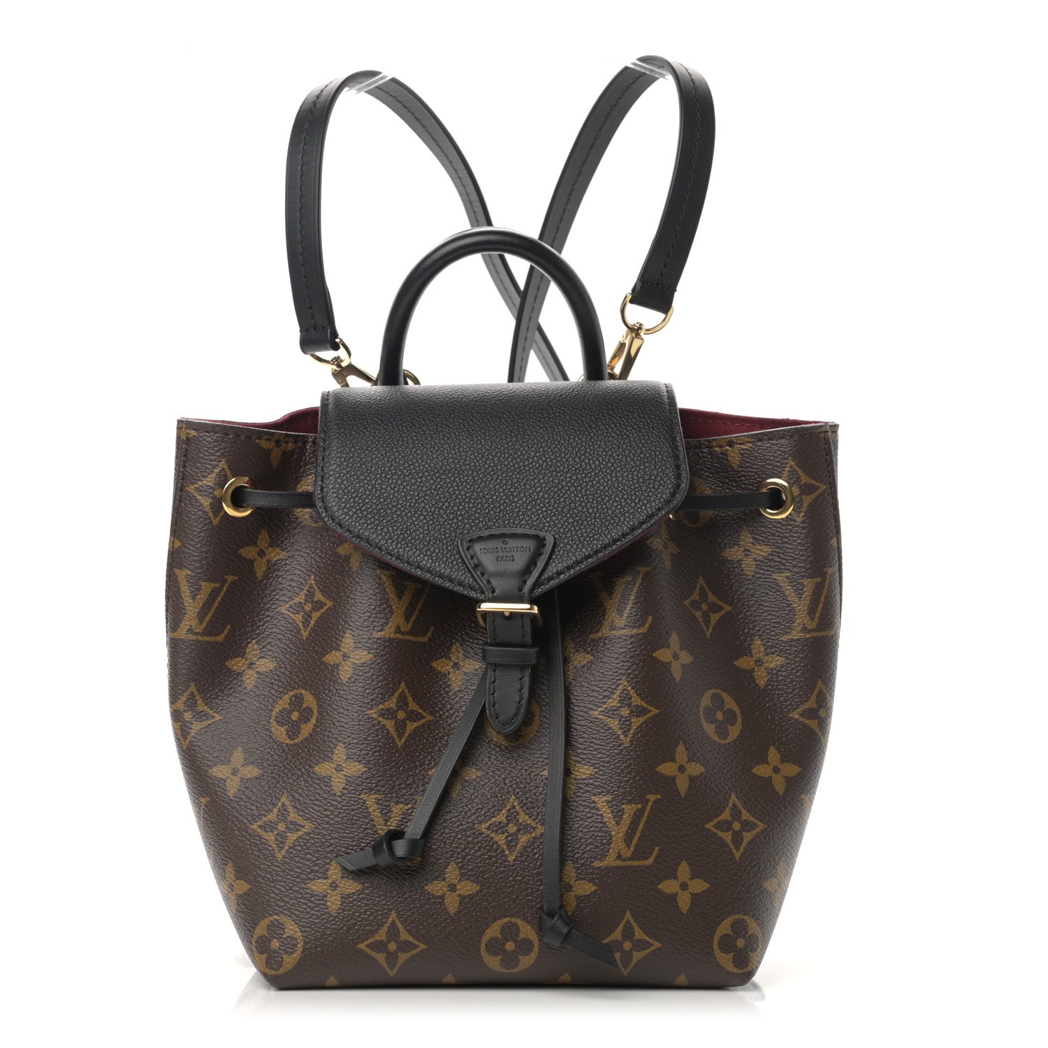 Louis Vuitton Monogram BB Montsouris NM Backpack Black 1 of 12