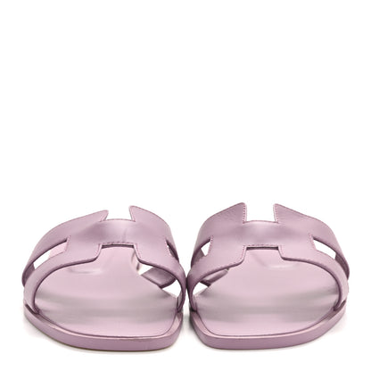 Hermes Calfskin Oran Sandals 40 Bruyère 3 of 9