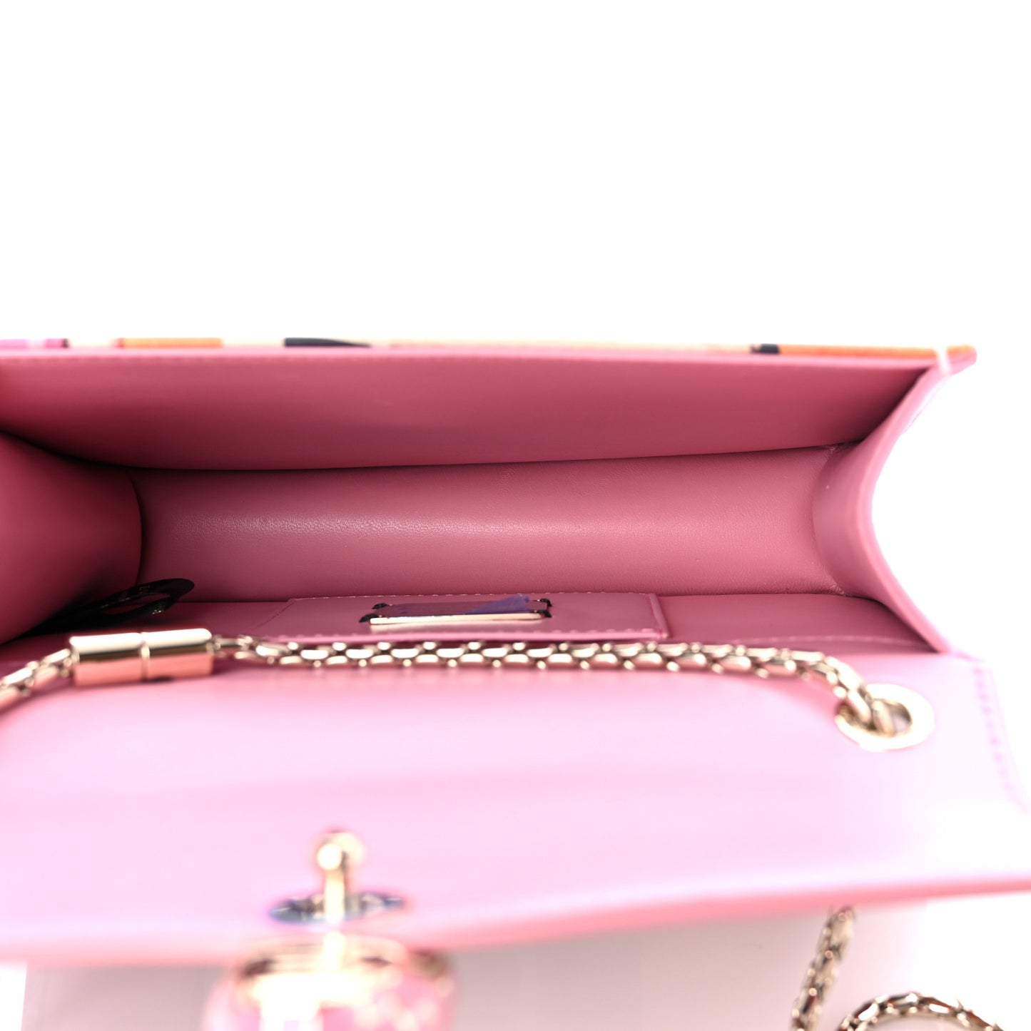 Calfskin Printed Serpenti Forever Cinemania Crossbody Bag Flash Pink Multicolor