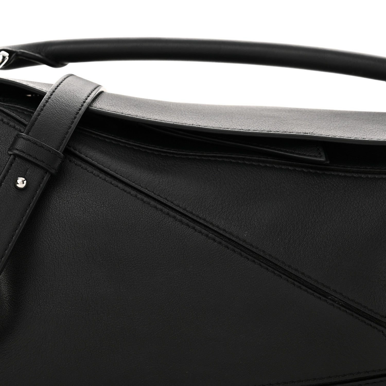 Loewe Calfskin Small Puzzle Bag Black 8 of 15