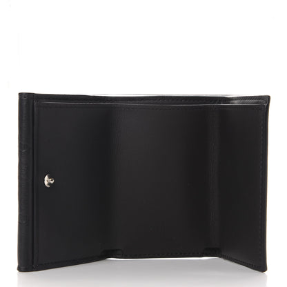 Louis Vuitton Calfskin Monogram Shadow Discovery Compact Wallet Black 5 of 6