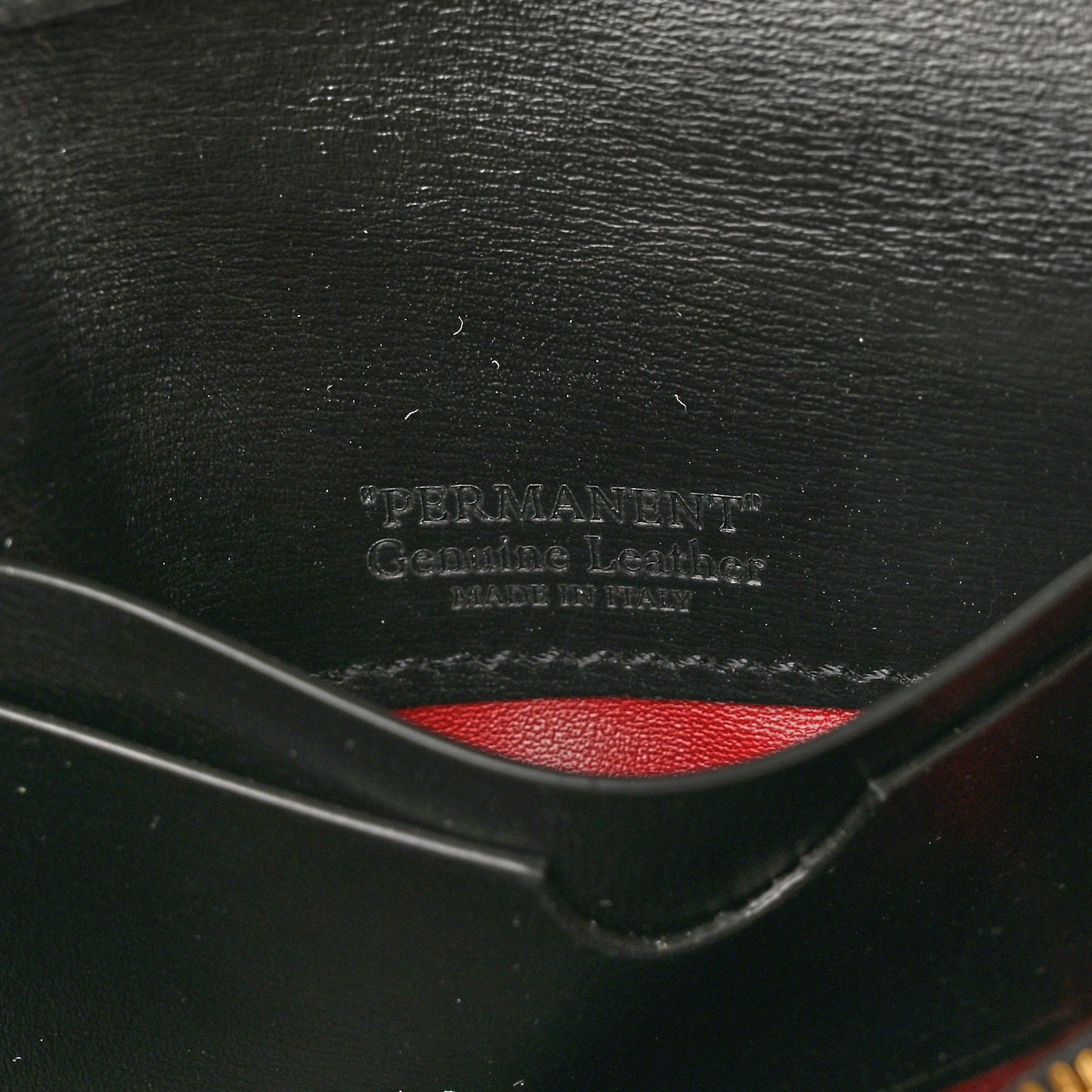 Calfskin Jitney Logo Flap Wallet On Chain Black