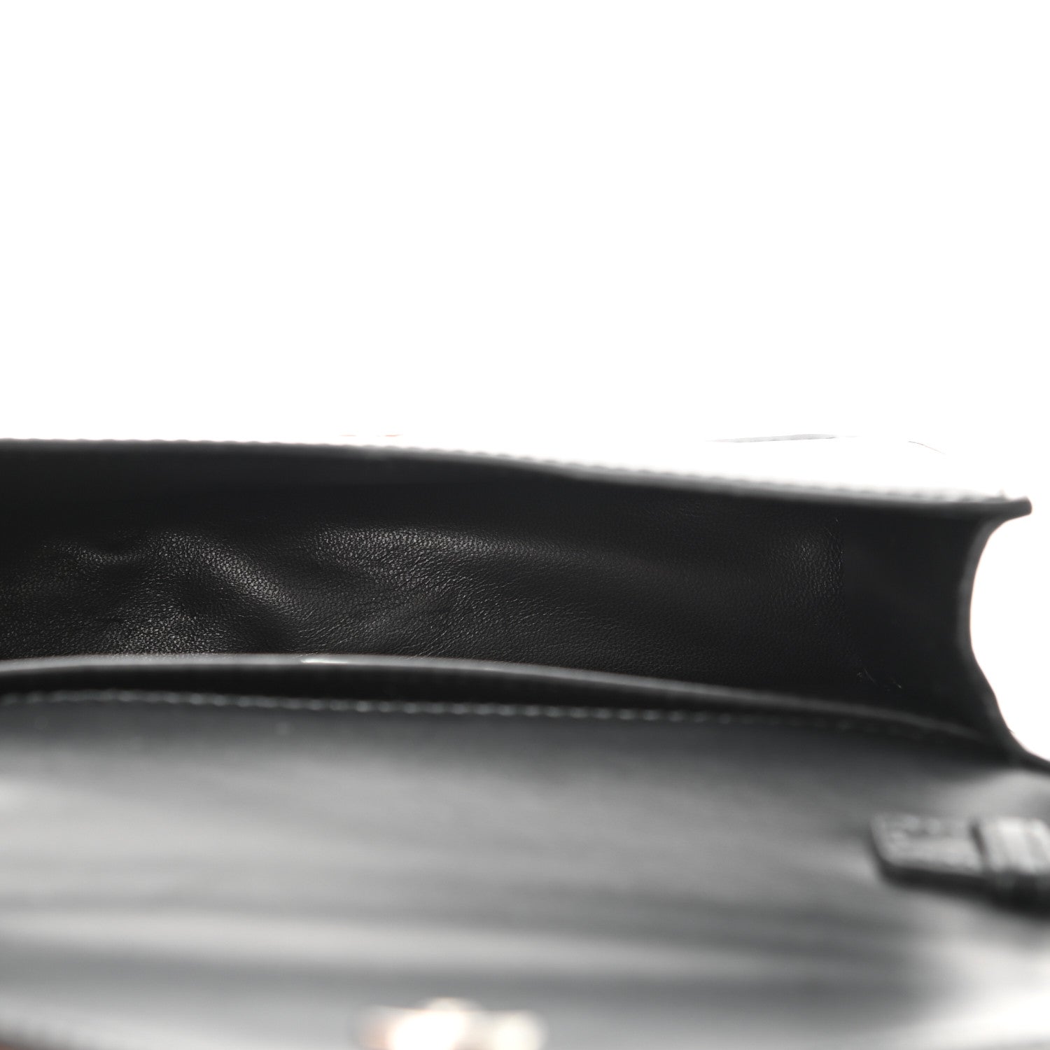 Prada Spazzolato Triangle Logo Plate Flap Chain Crossbody Bag Black 5 of 9