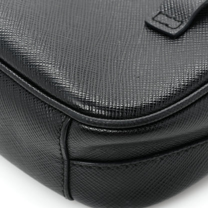 Prada Saffiano Belt Bag Black 13 of 15