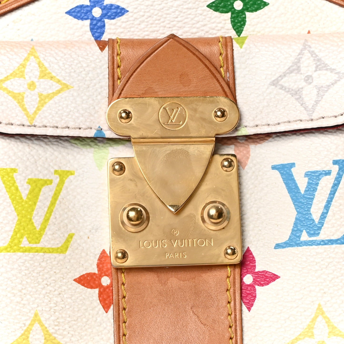 Monogram Multicolor Speedy 30 White