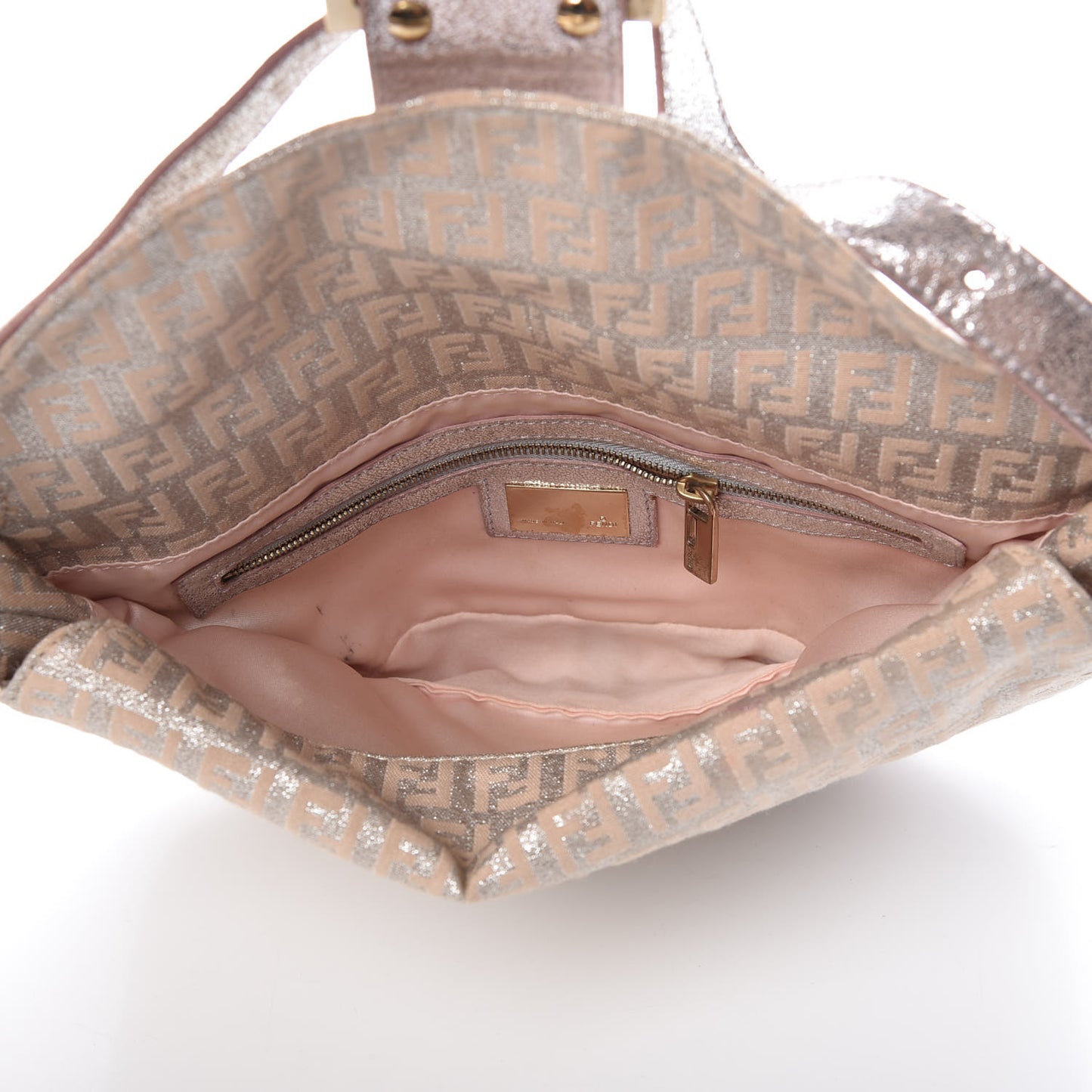 Metallic Jacquard Zucchino Baguette Pink