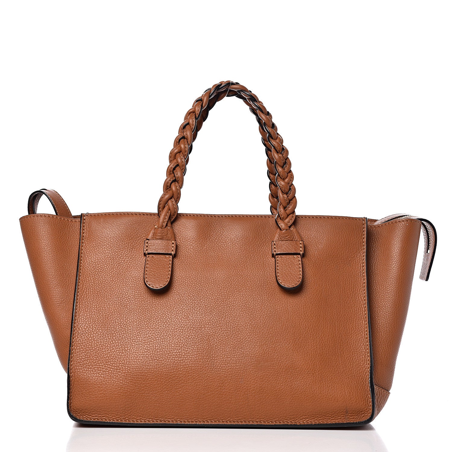 Valentino Garavani Grained Calfskin To Be Cool Tote Tan 3 of 17