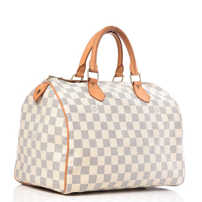 Louis Vuitton Damier Azur Speedy 30 4 of 34