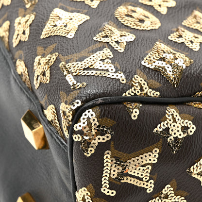 Louis Vuitton Monogram Sequins Eclipse Speedy 28 Gold 10 of 13