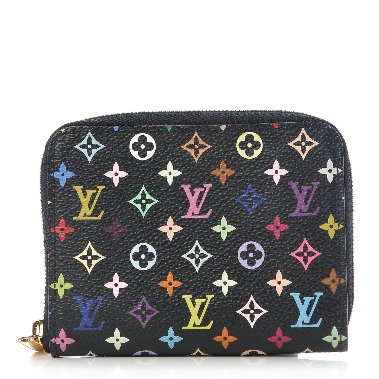 Monogram Multicolor Zippy Coin Purse Black Grenade