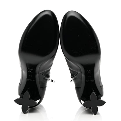 Louis Vuitton Calfskin Silhouette Ankle Boots 39 Black 5 of 8