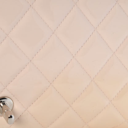 Chanel Patent Quilted Clutch with Chain Flap Beige 5 of 10