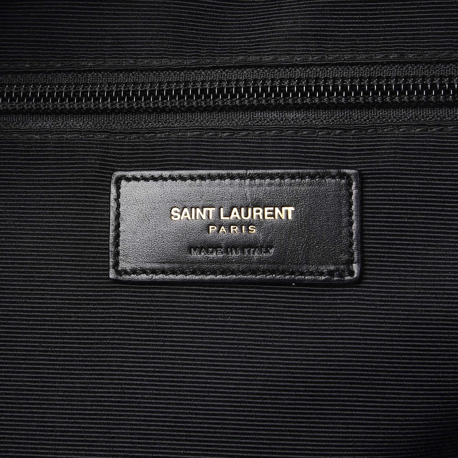 Saint Laurent Printed Canvas Hunting Backpack Black White 7 of 7