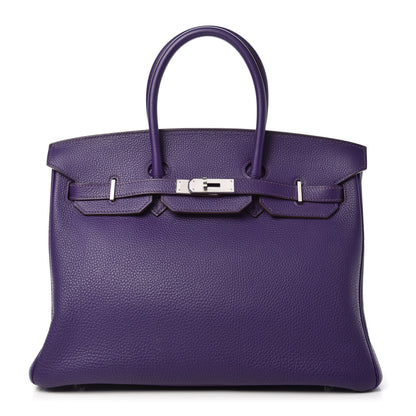 Hermes Togo Birkin 35 Iris 1 of 10