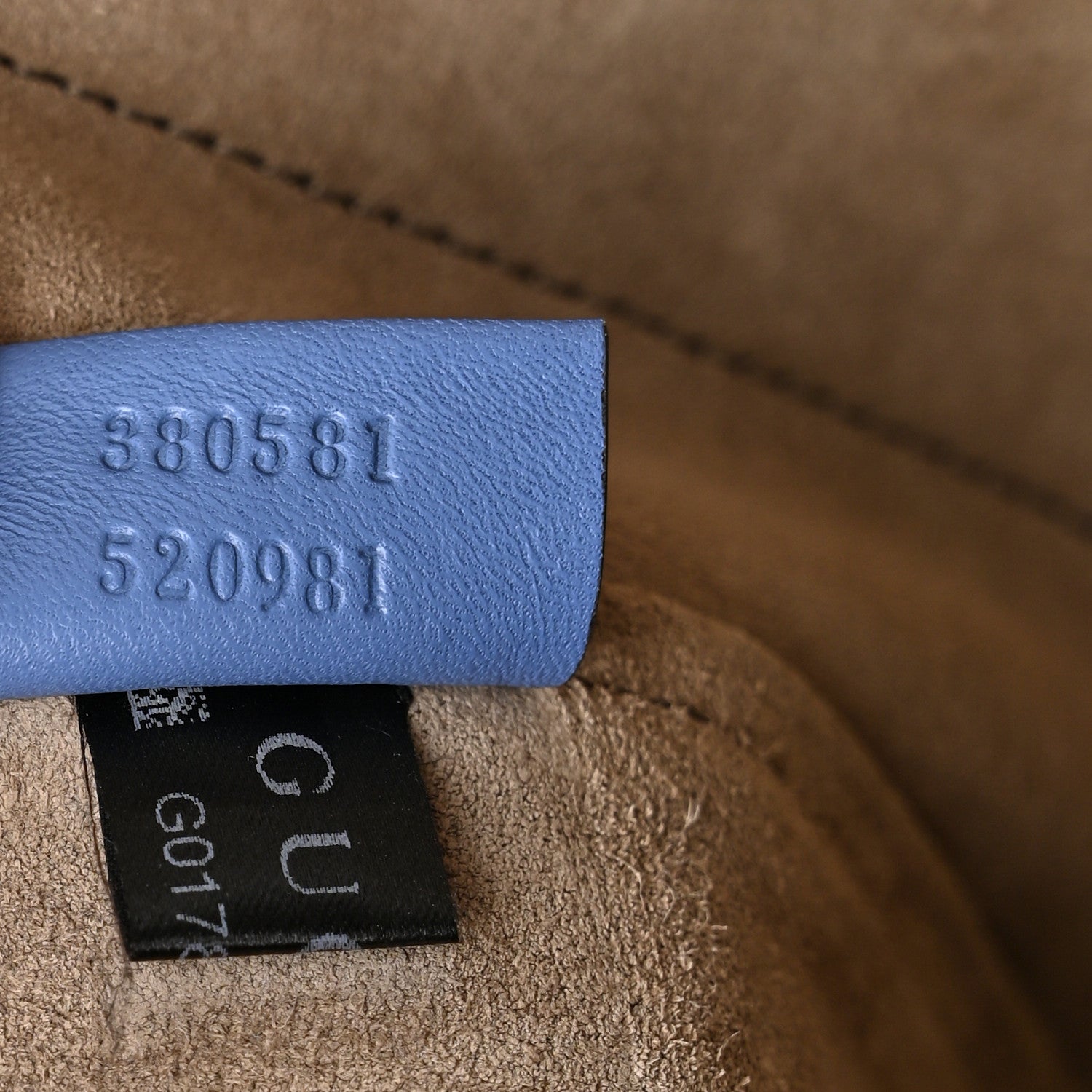 Gucci Soft Suede Small Jackie Shoulder Bag Cerulean Blue 7 of 10