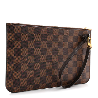 Louis Vuitton Damier Ebene Neverfull MM GM Pochette 2 of 11