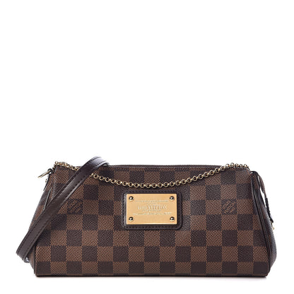 Louis Vuitton Damier Ebene Eva Clutch 1 of 10