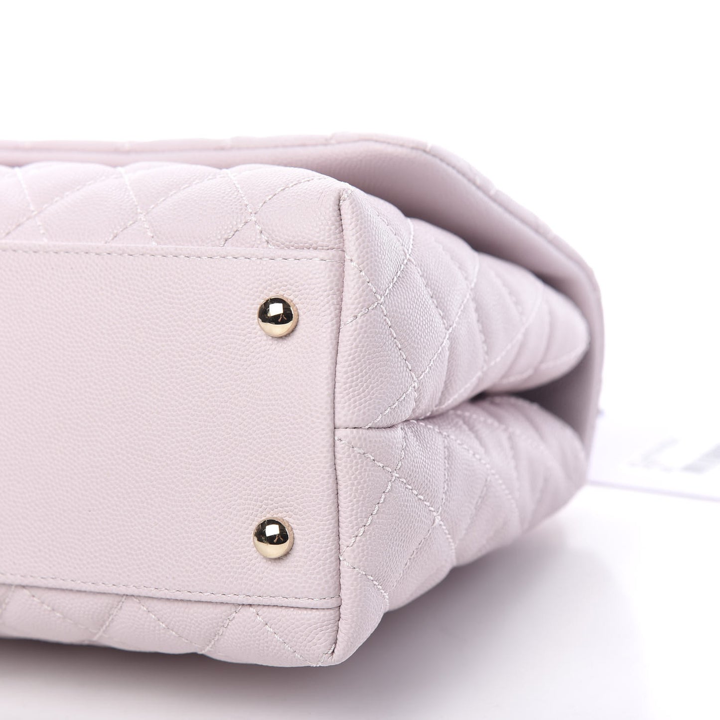 Caviar Quilted Small Coco Handle Flap Lilas Lilac