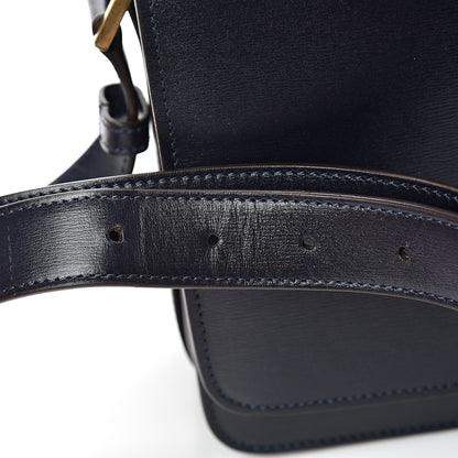 Saint Laurent Calfskin Medium Le 61 Shoulder Bag Navy 13 of 14