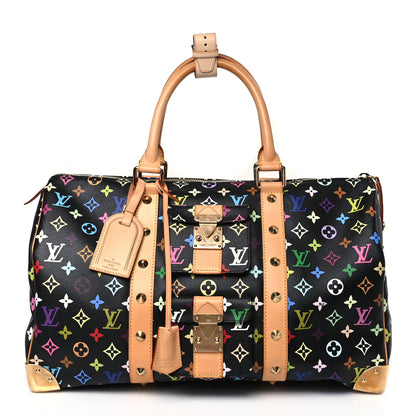 Louis Vuitton Monogram Multicolor Keepall 45 Black 1 of 6