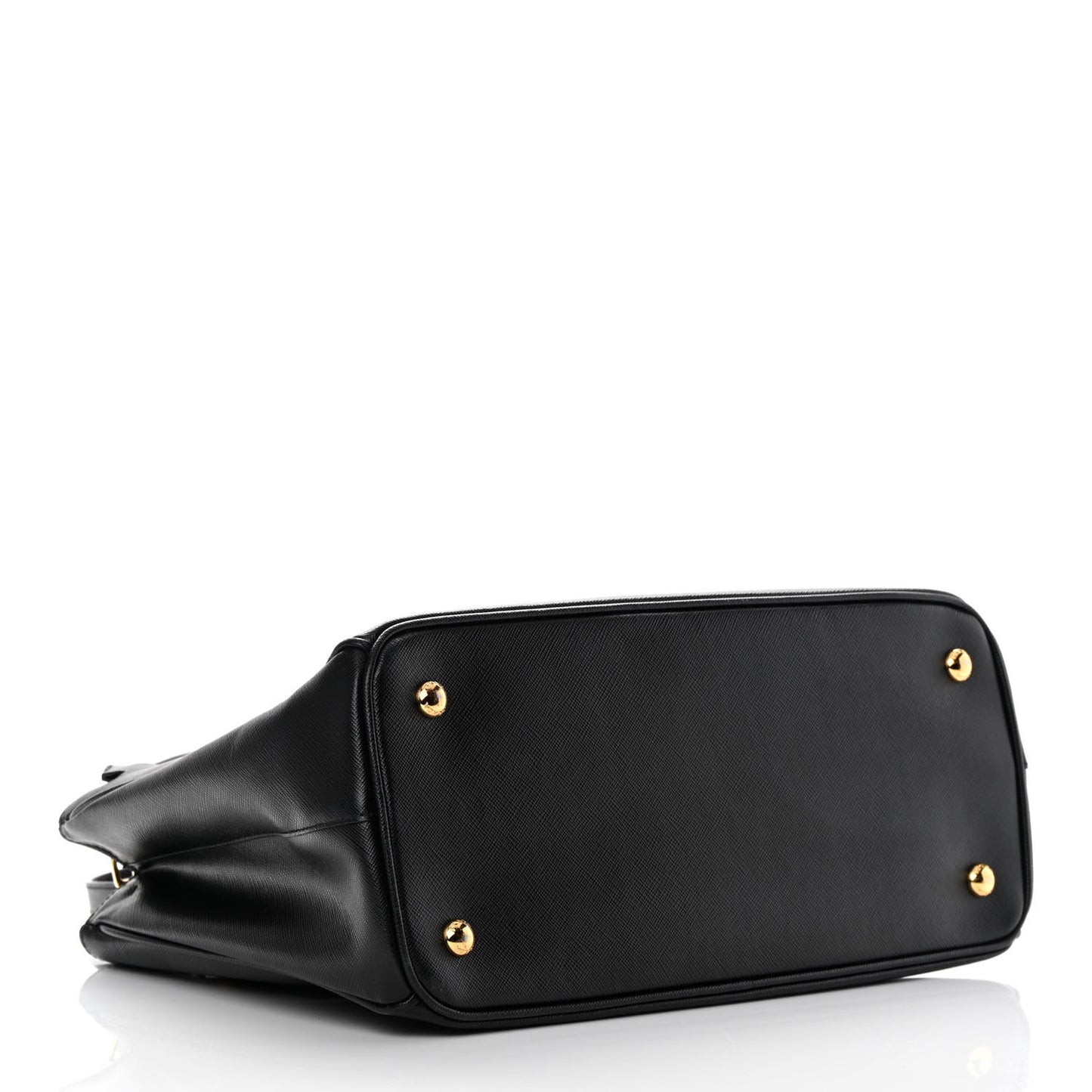 Saffiano Lux Medium Tote Black