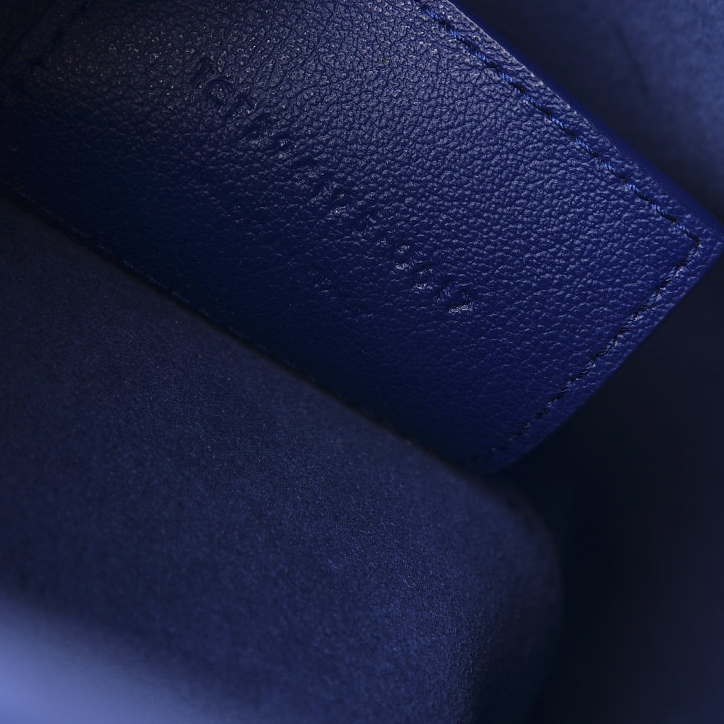 Calfskin Large Shopping Tote Ultramarine