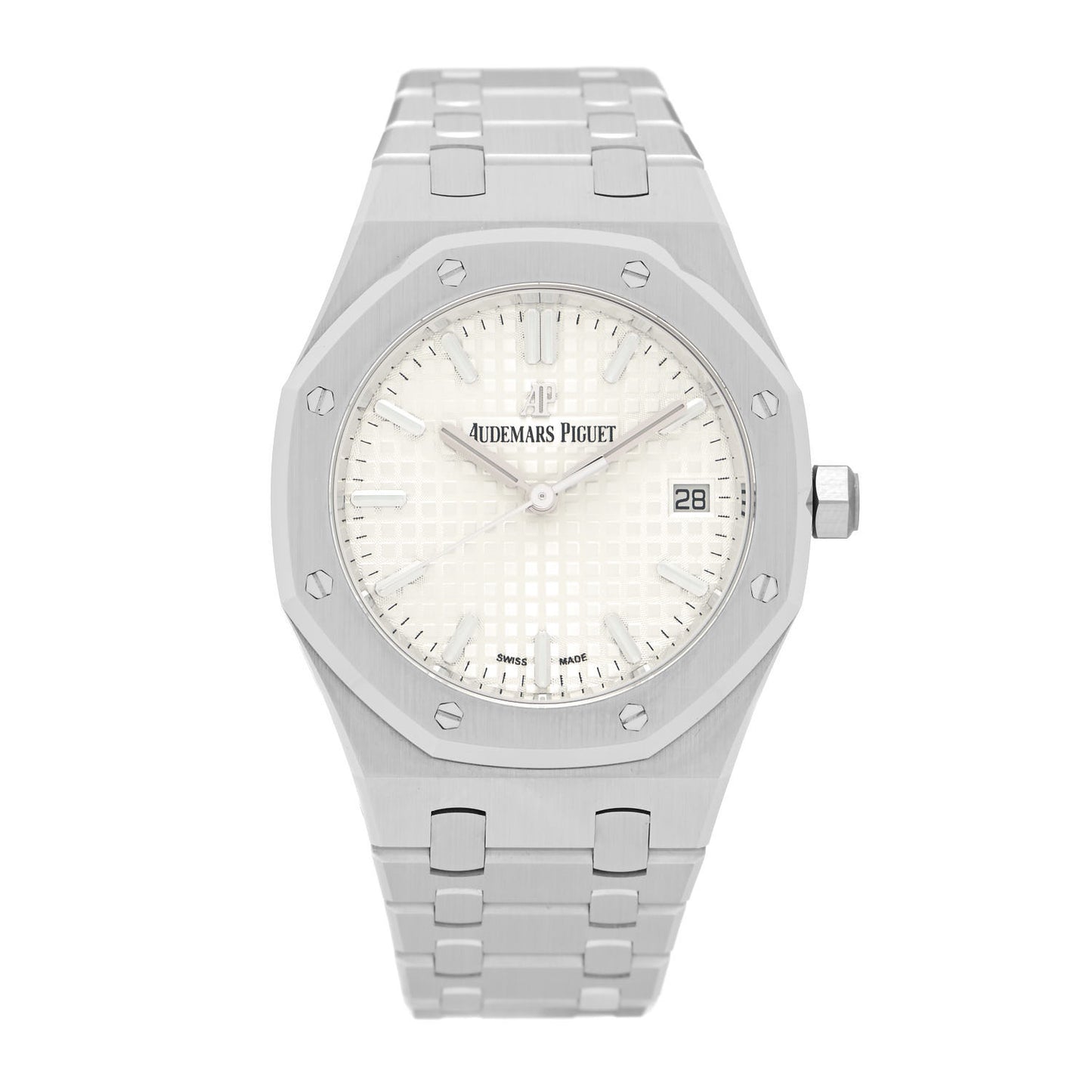Stainless Steel 34mm Royal Oak Automatic Watch 77350ST.OO.1261ST.01