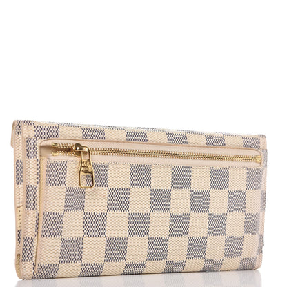 Louis Vuitton Damier Azur Long Origami Wallet 3 of 9