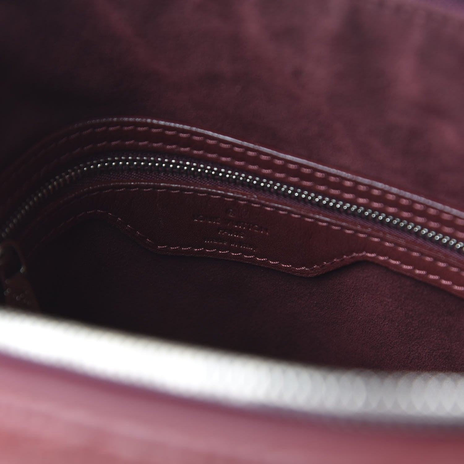 Louis Vuitton Monogram Lambskin Antheia Ixia MM Fuchsia 9 of 10