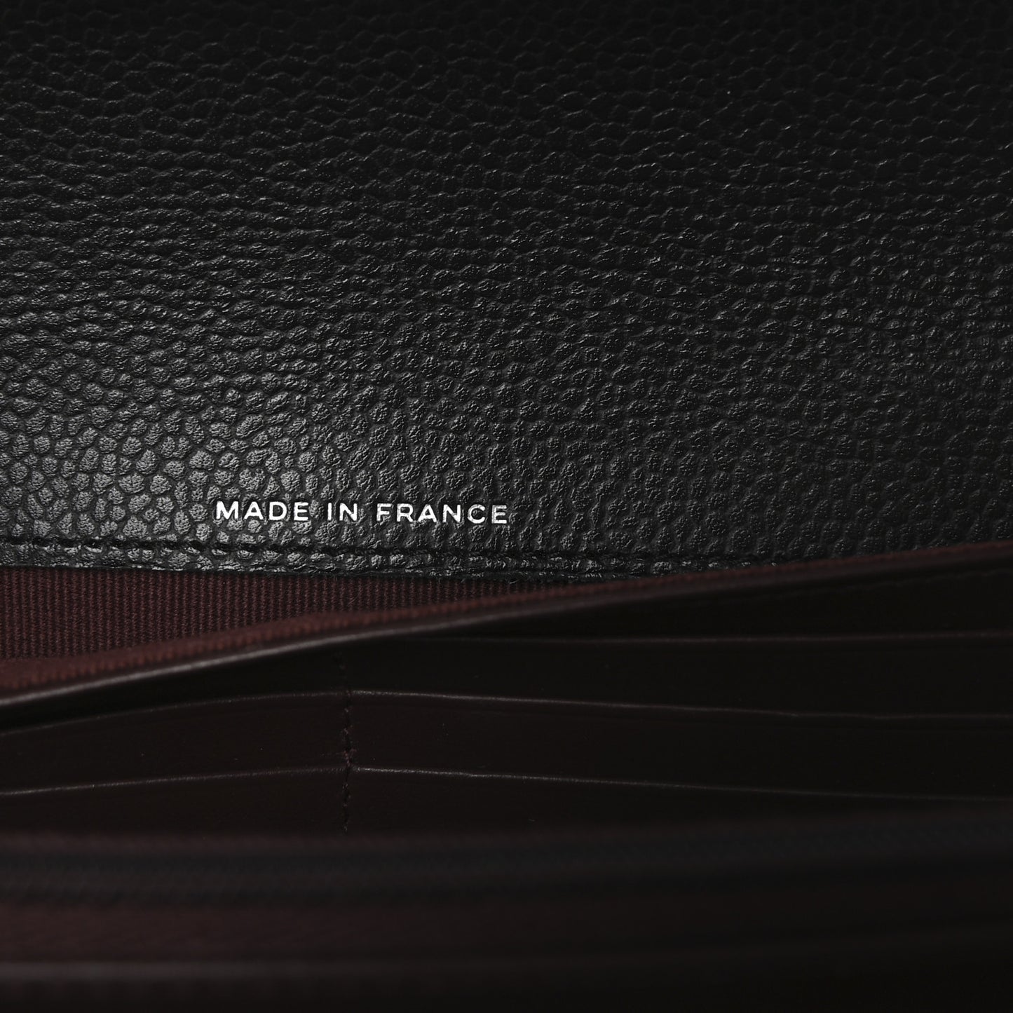 Caviar Quilted Large Gusset Flap Wallet Black