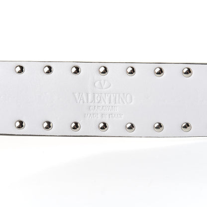 Valentino Garavani Lambskin Free Rockstud Spike Shoulder Strap Optic White 3 of 6