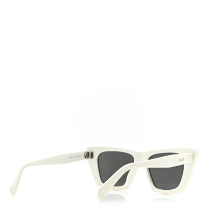 Celine Acetate Cat Eye Sunglasses CL40187I White 4 of 7