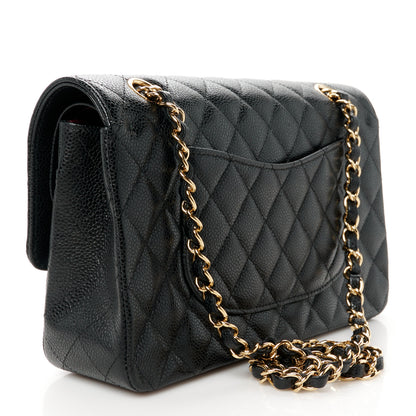 Chanel Caviar Quilted Medium Double Flap Black 3 of 12