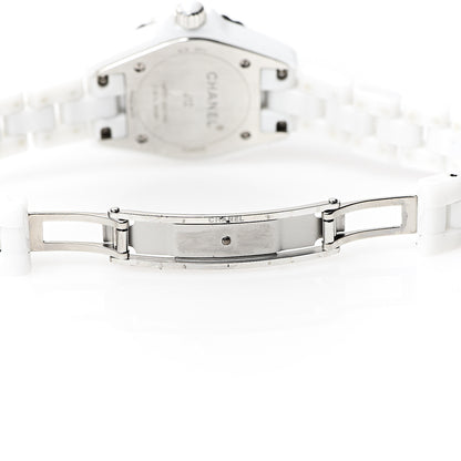 Chanel Stainless Steel Ceramic Diamond 29mm J12 Quartz Watch Pink 5 of 5