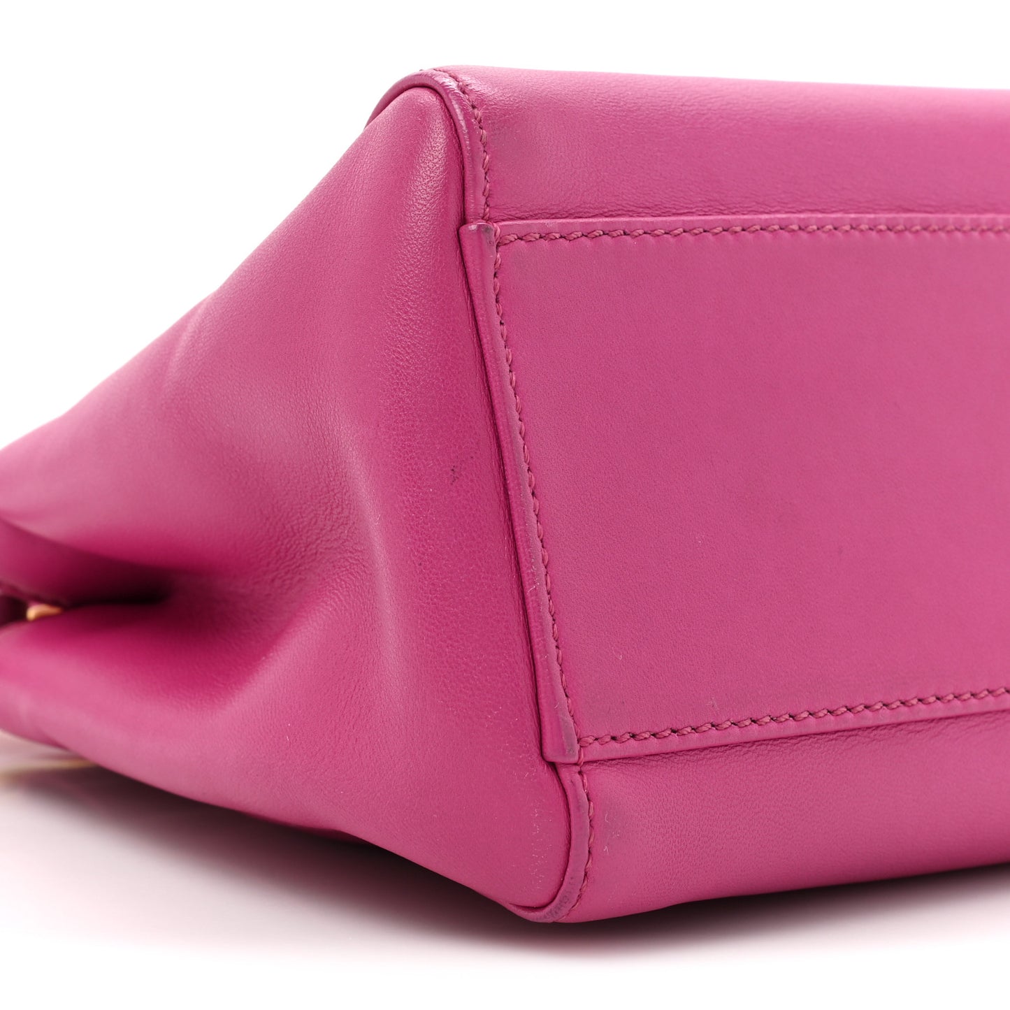 Nappa Mini Peekaboo Iconic Satchel Magenta