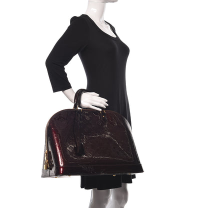 Louis Vuitton Vernis Alma GM Amarante 2 of 15