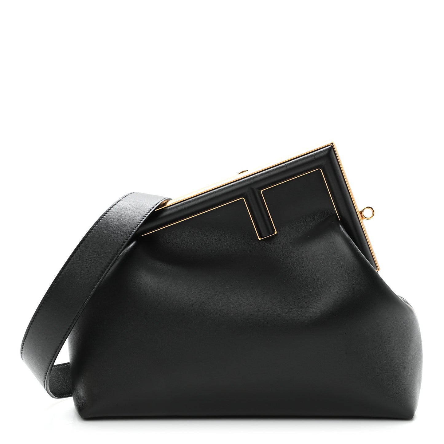 Shiny Nappa Medium Fendi First Black