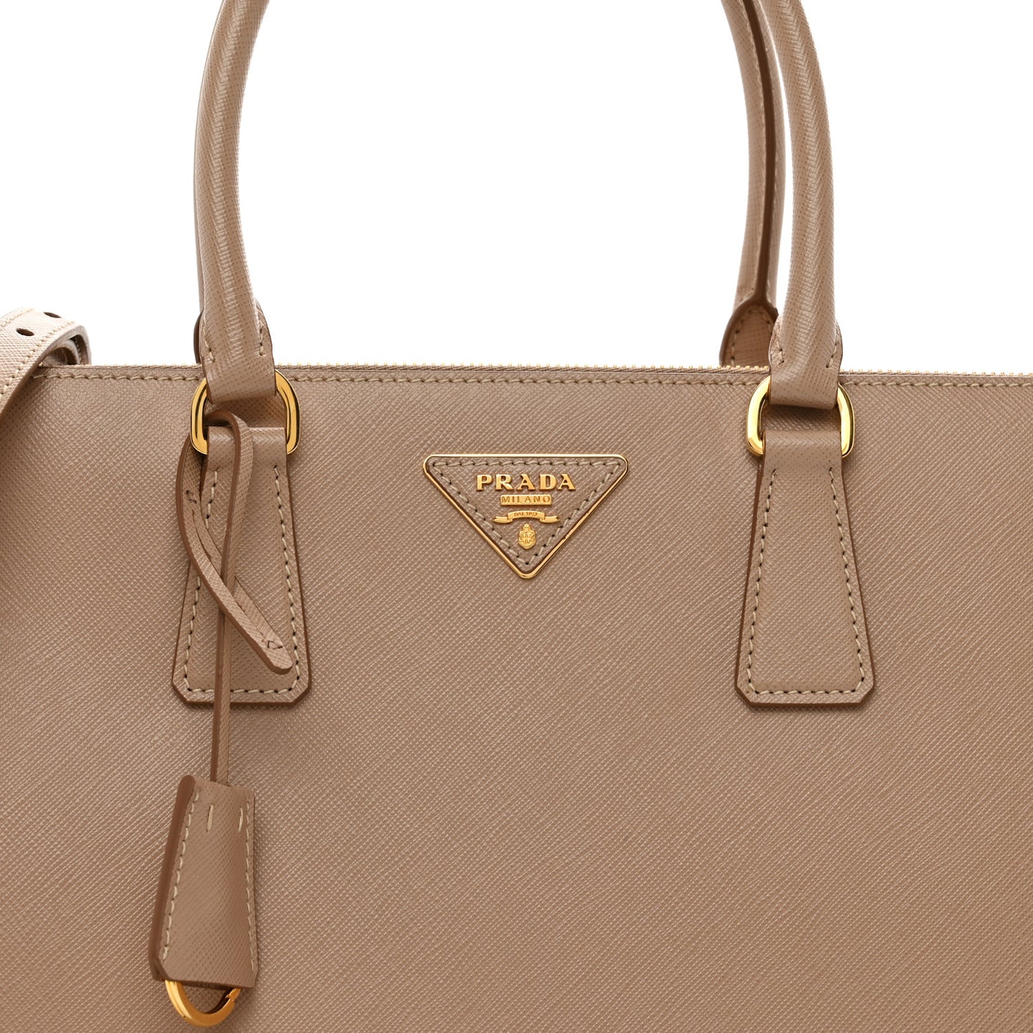 Saffiano Large Galleria Double Zip Tote Cammeo