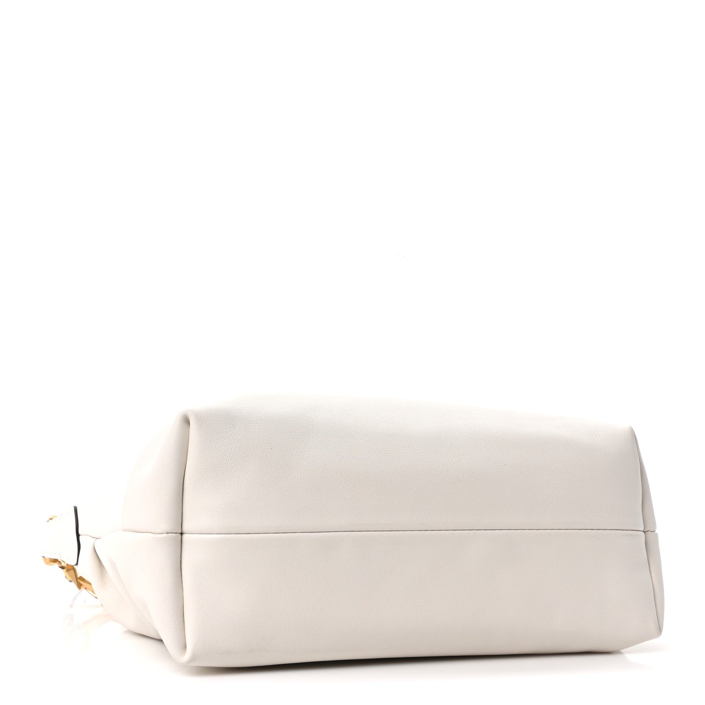 Soft Calfskin Small Diamond Hobo Latte