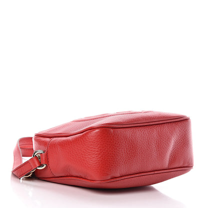 Gucci Pebbled Calfskin Small Soho Disco Bag Tabasco Red 4 of 12