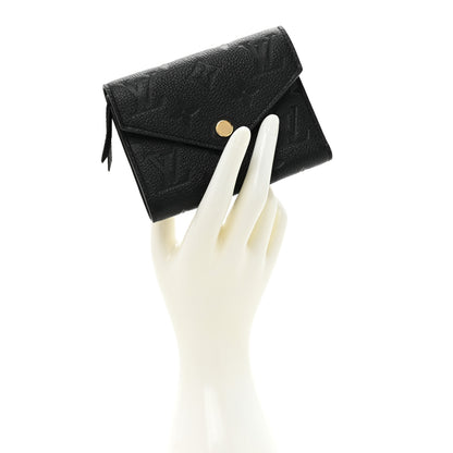 Louis Vuitton Empreinte Victorine Wallet Black 2 of 10