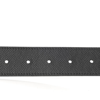 Louis Vuitton Taiga Mens 35mm Metropole Belt 90 36 Black 6 of 8